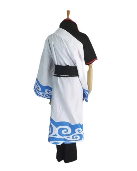 Gintama Silver Soul Gintoki Sakata Cosplay Costume Kimono