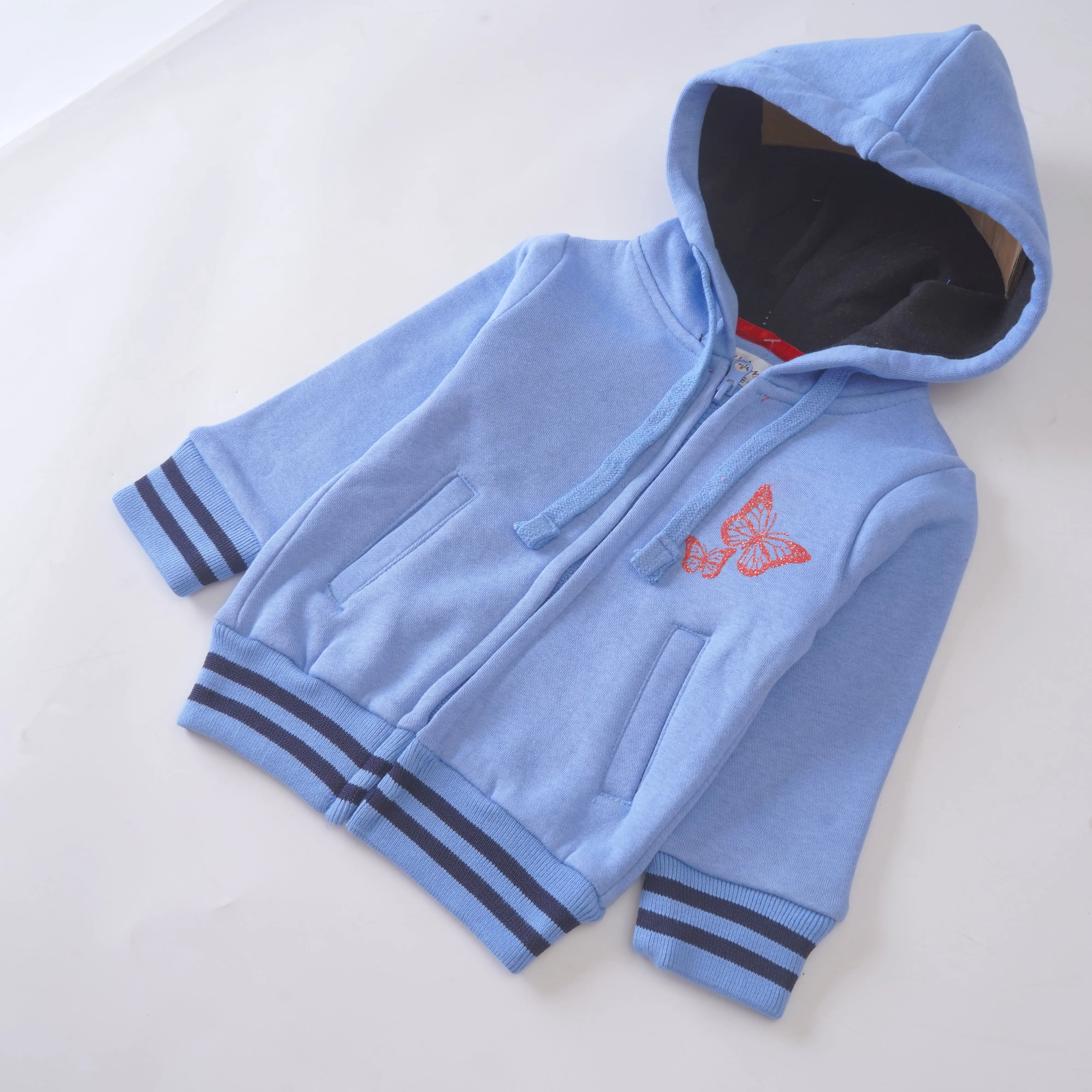 Girls  Fleece Hood (Butterfly)