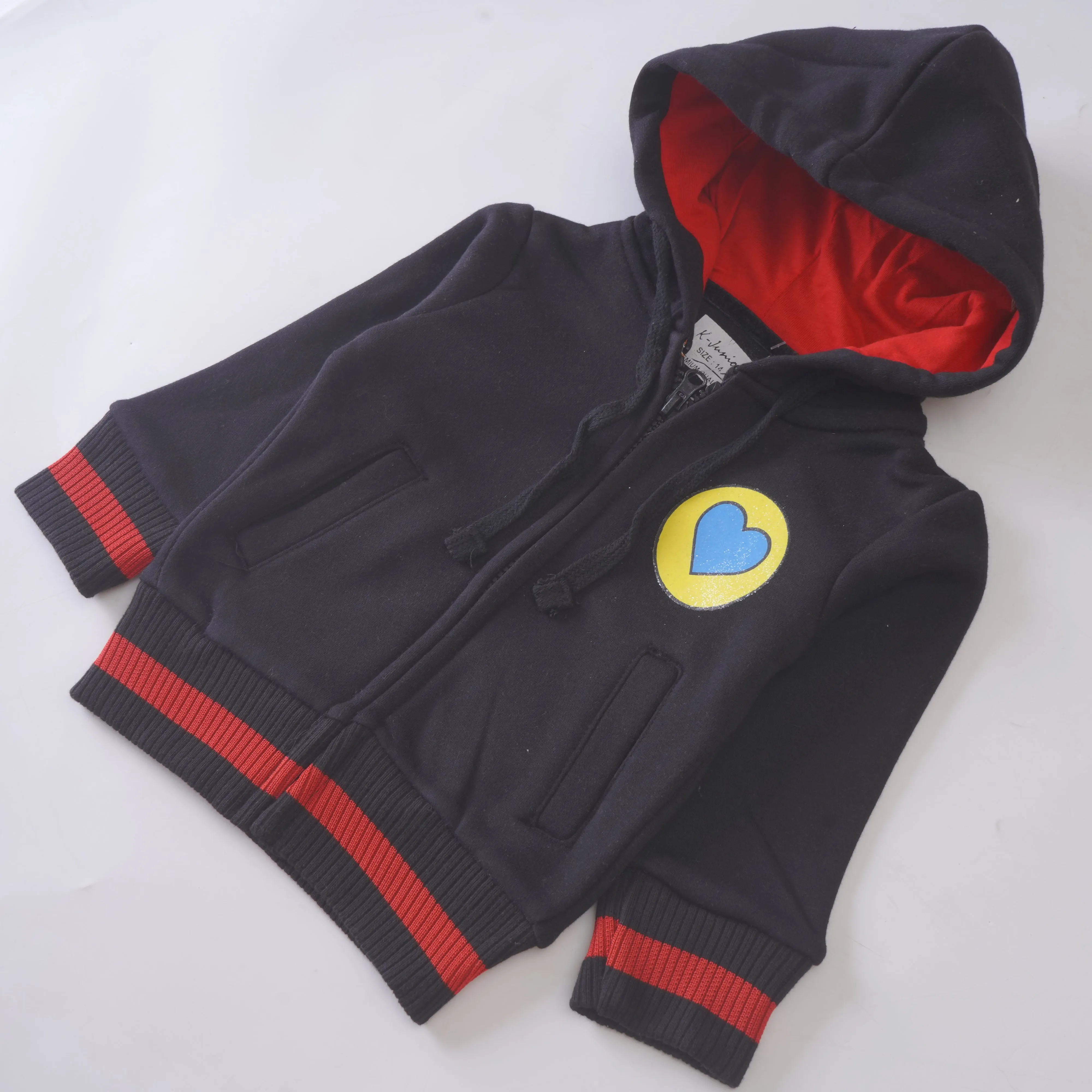Girls Fleece Hoodies (Heart)