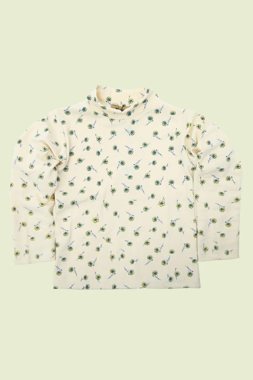 Girls Printed High Neck Tops