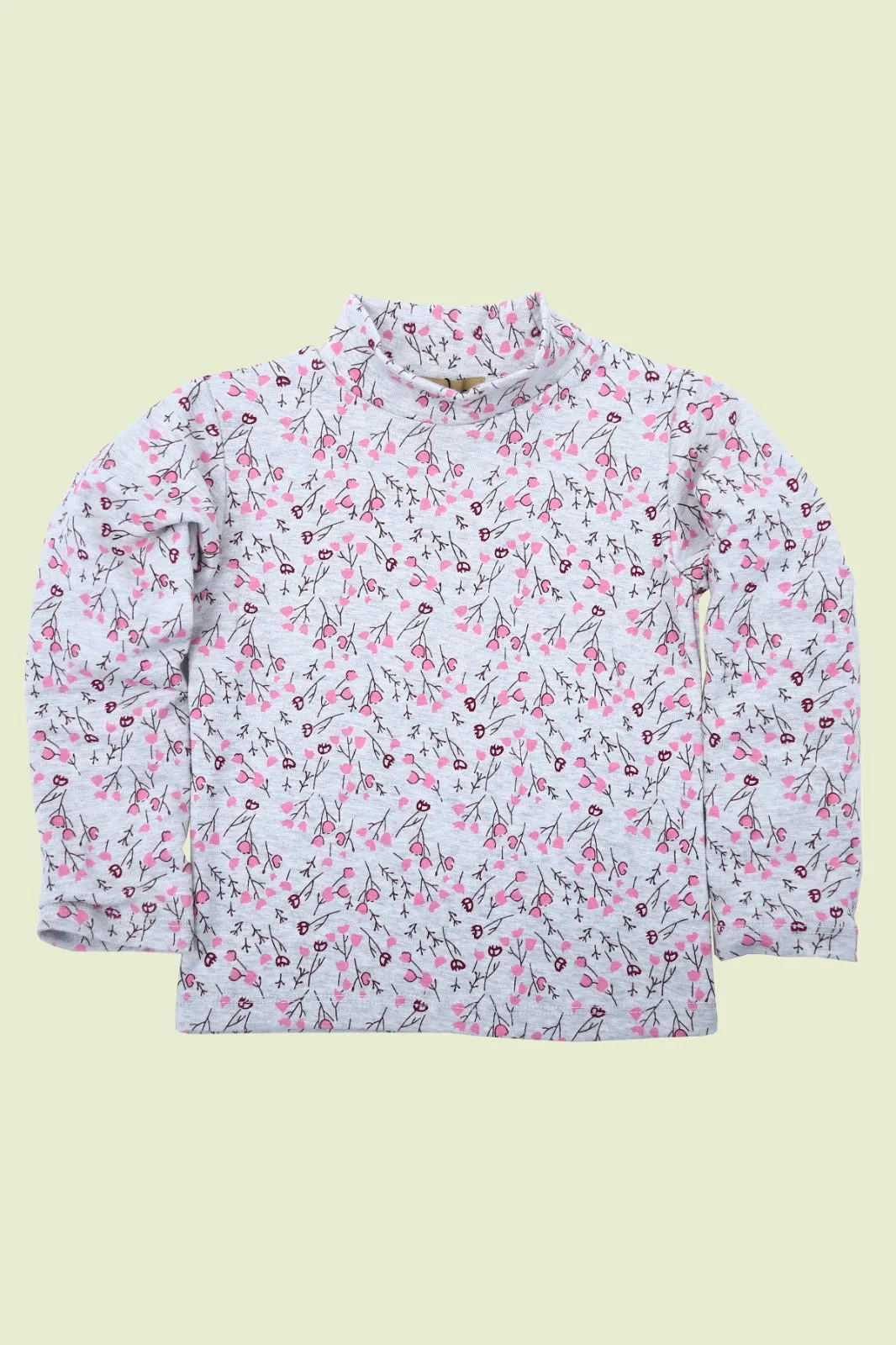 Girls Printed High Neck Tops
