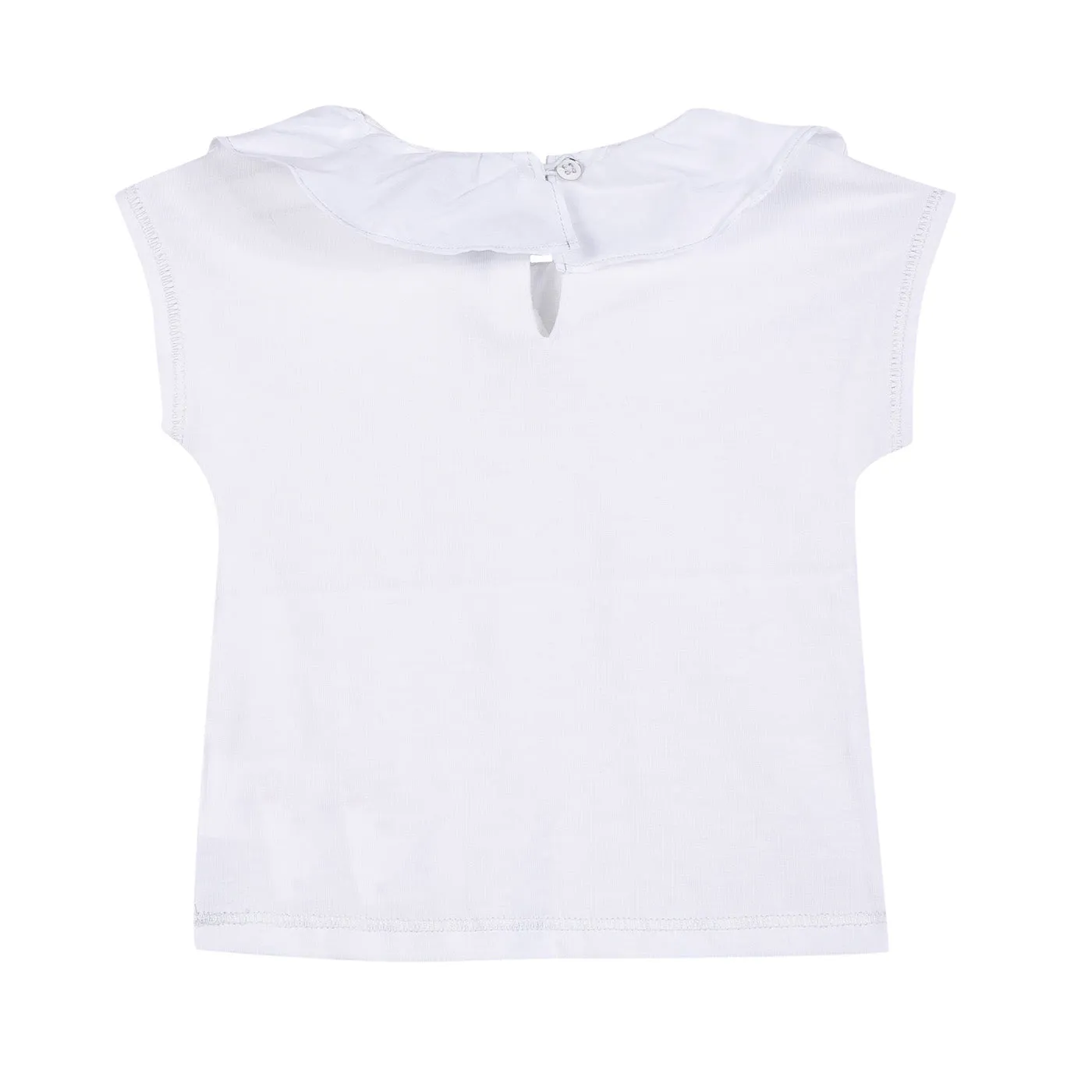 Girls Short Dungarees   T-Shirt Set