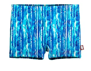 Girls UPF 50  Printed Swim Boy Shorts  | Water Tie Dye