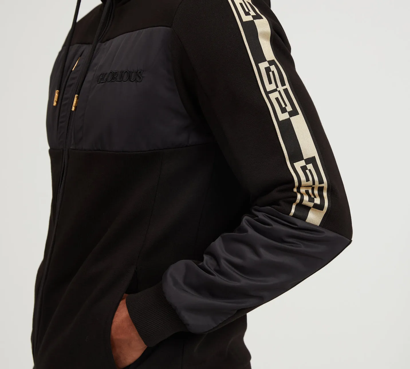 Glorious Gangsta Evito Full Zip Hoodie Black