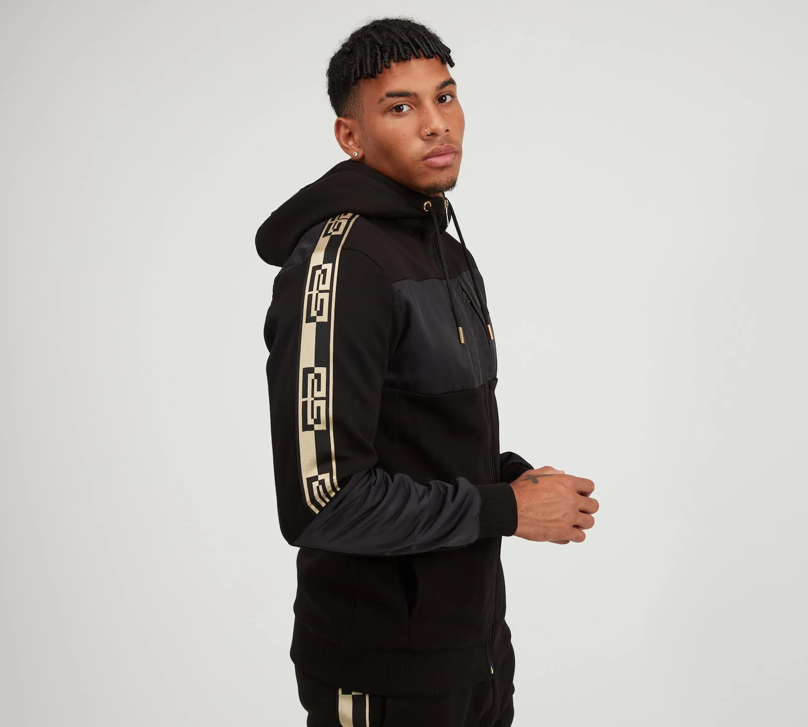 Glorious Gangsta Evito Full Zip Hoodie Black