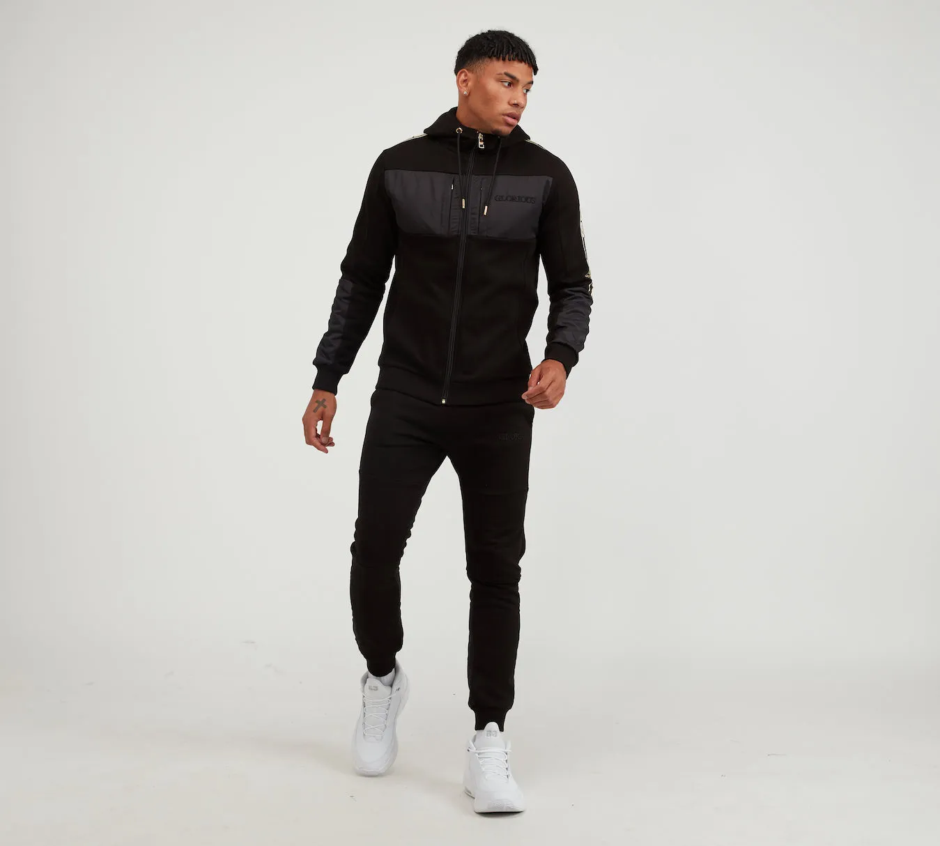 Glorious Gangsta Evito Full Zip Hoodie Black