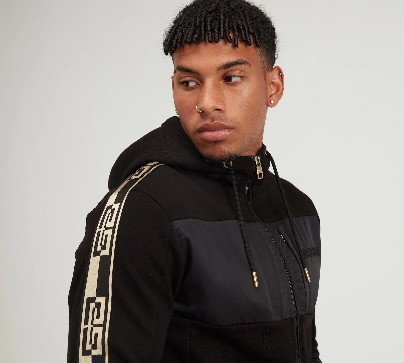 Glorious Gangsta Evito Full Zip Hoodie Black