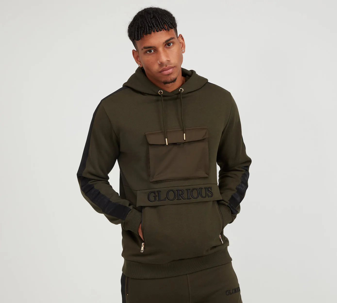Glorious Gangsta Lozano Hoodie Khaki