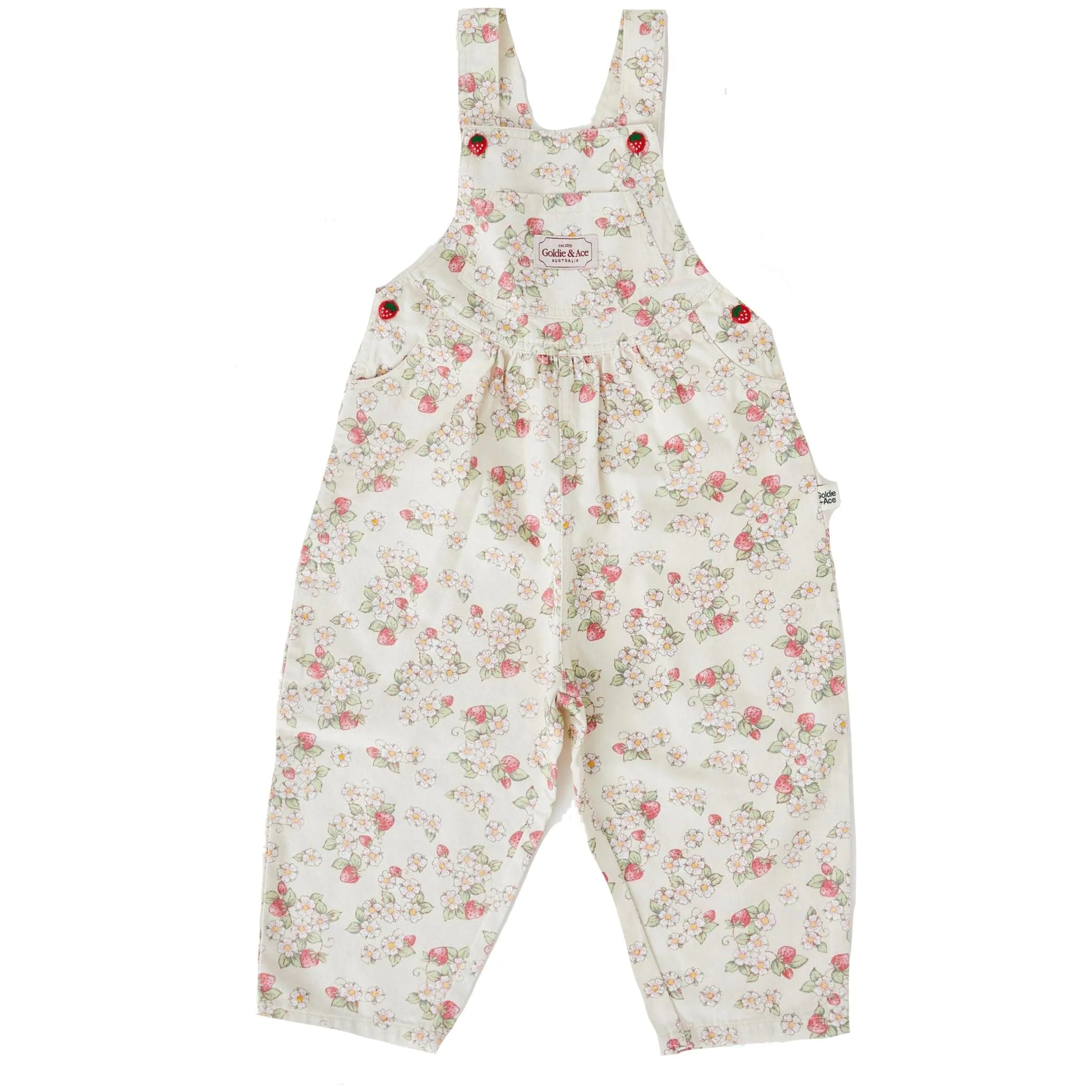 Goldie Vintage Overall Strawberry Fields