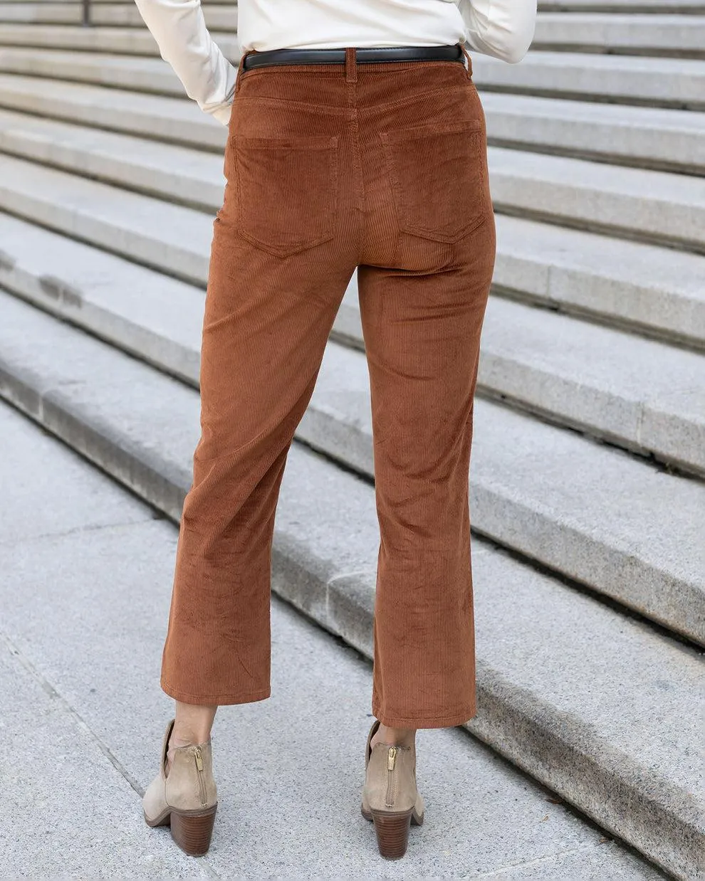 Grace & Lace Mel's Fave Straight Leg Corduroy Pants