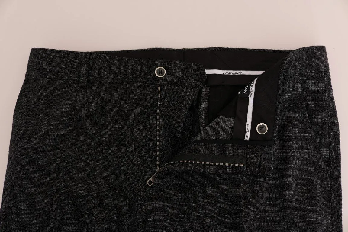 Gray Wool Dress Formal Pants