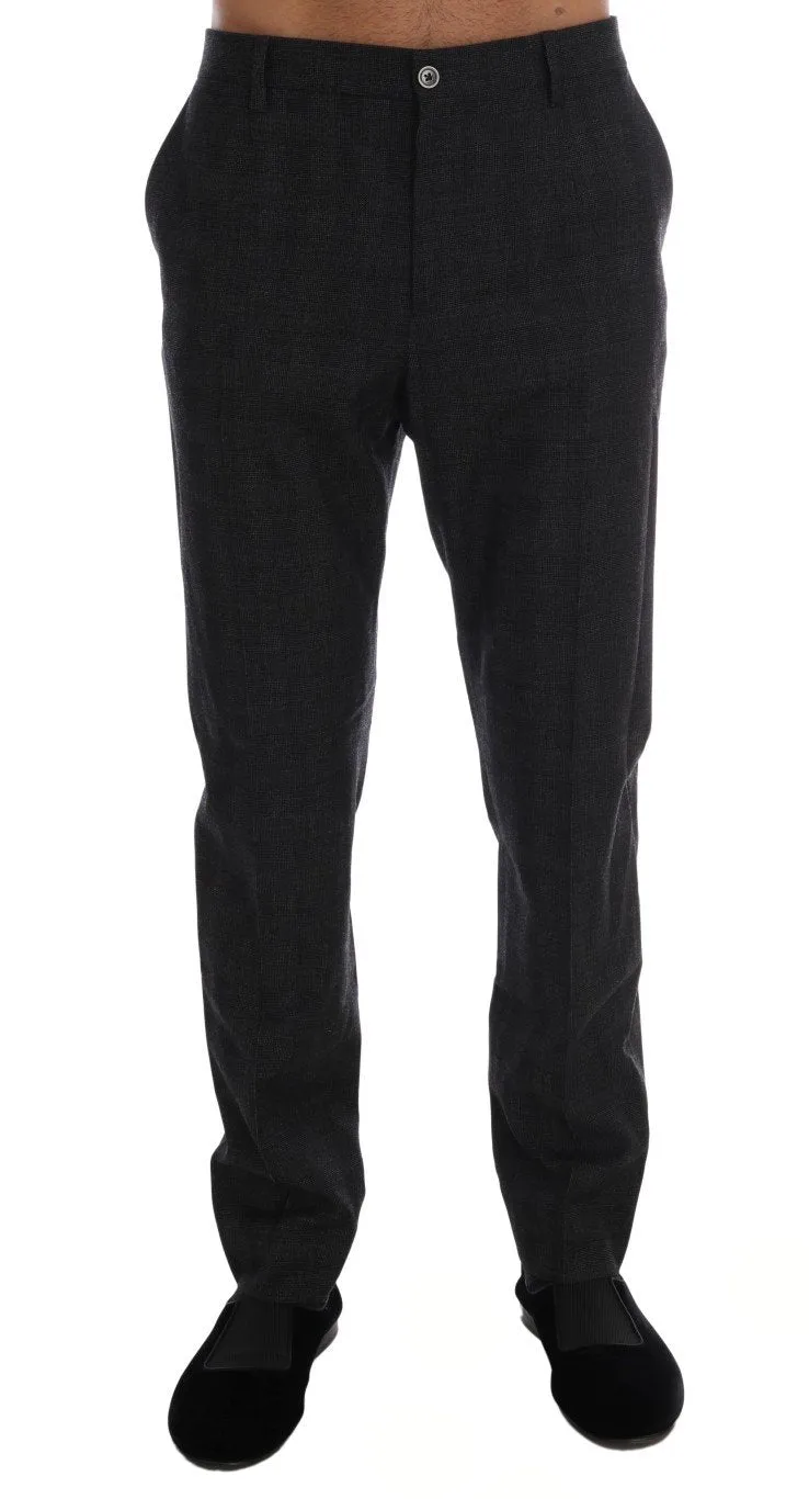 Gray Wool Dress Formal Pants