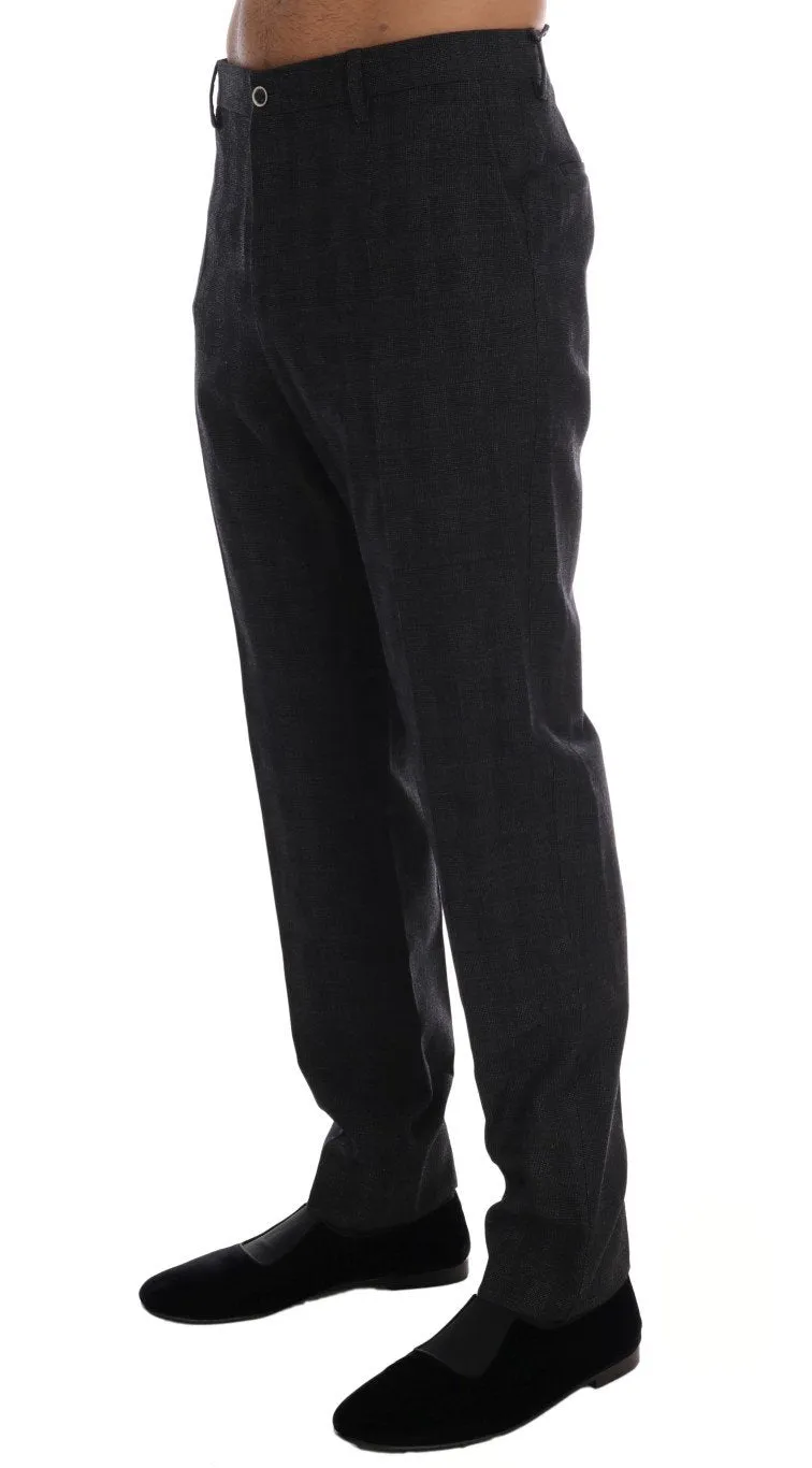 Gray Wool Dress Formal Pants