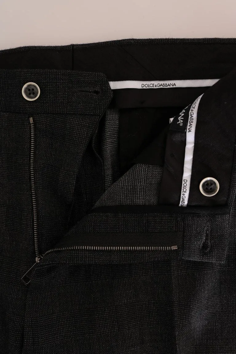 Gray Wool Dress Formal Pants
