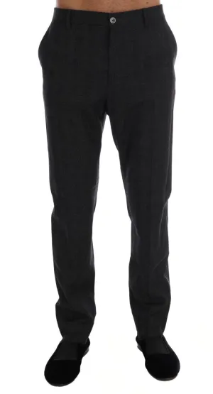 Gray Wool Dress Formal Pants