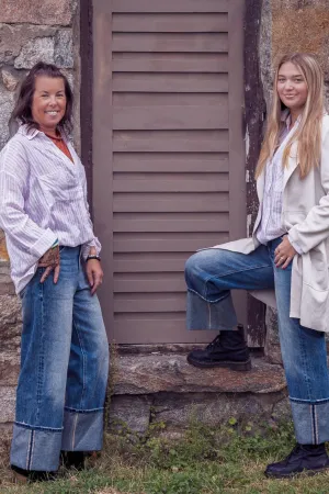 Gwynn Cuffed Denim Pants