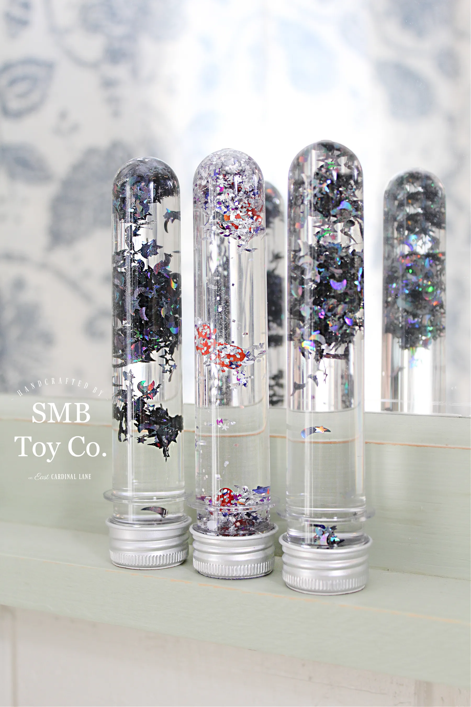 Halloween Sensory Glitter Tubes - Set of 3