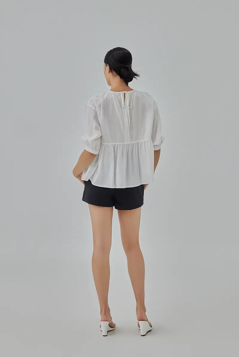 Hanah Boxy Peplum Top