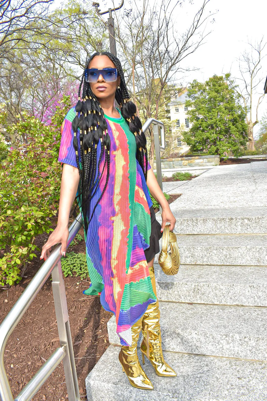 Hanna High Low Tie Dye Top (RESTOCKED)