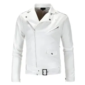 Harley Slim-Fit Synthetic Jacket - Pearl