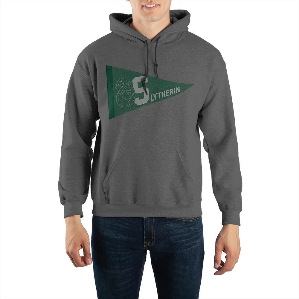 Harry Potter Slytherin Pennant Pullover Hooded Sweatshirt