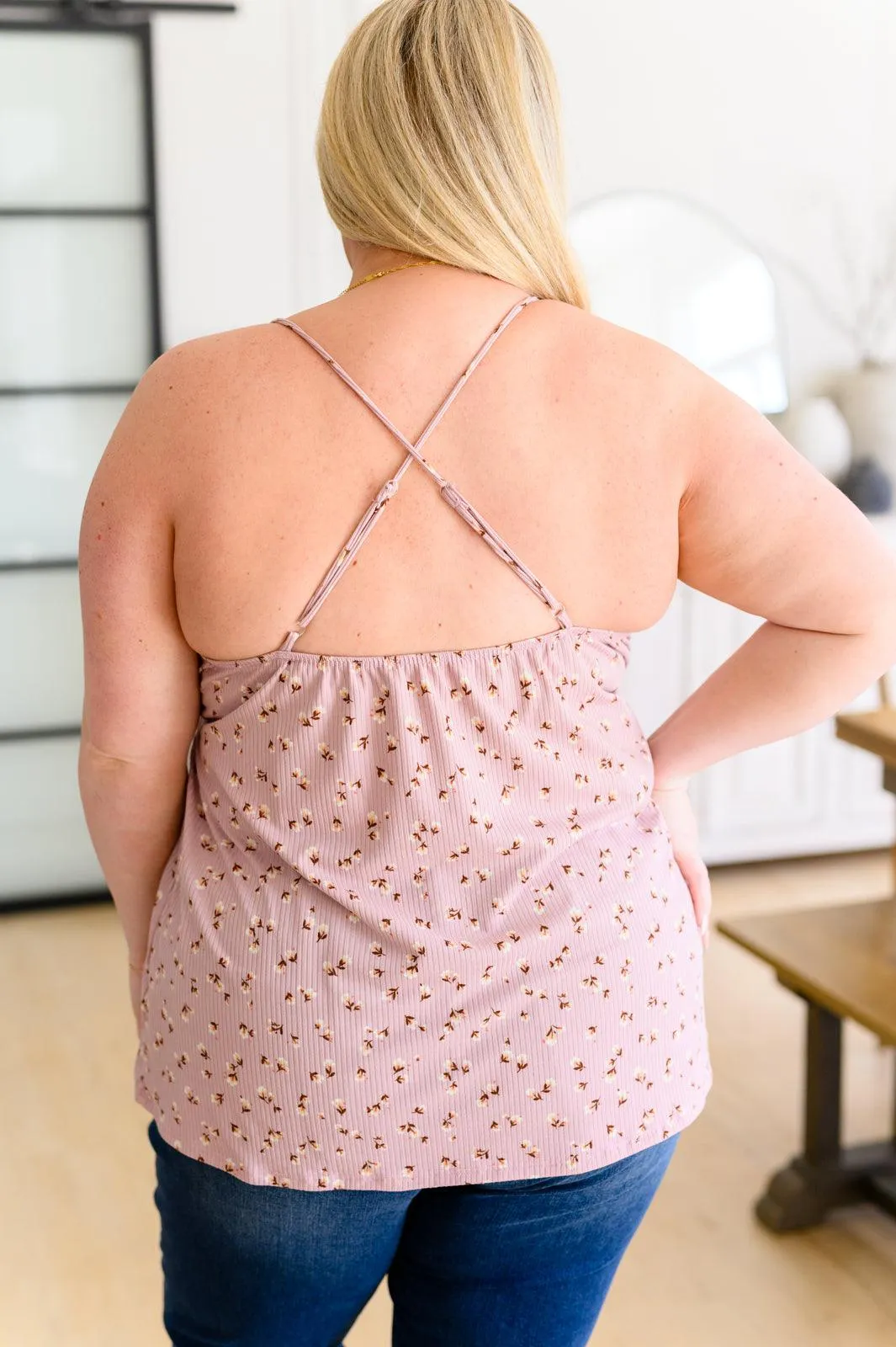 Hazel Blues® |  Always Eloquent Ruffled Camisole