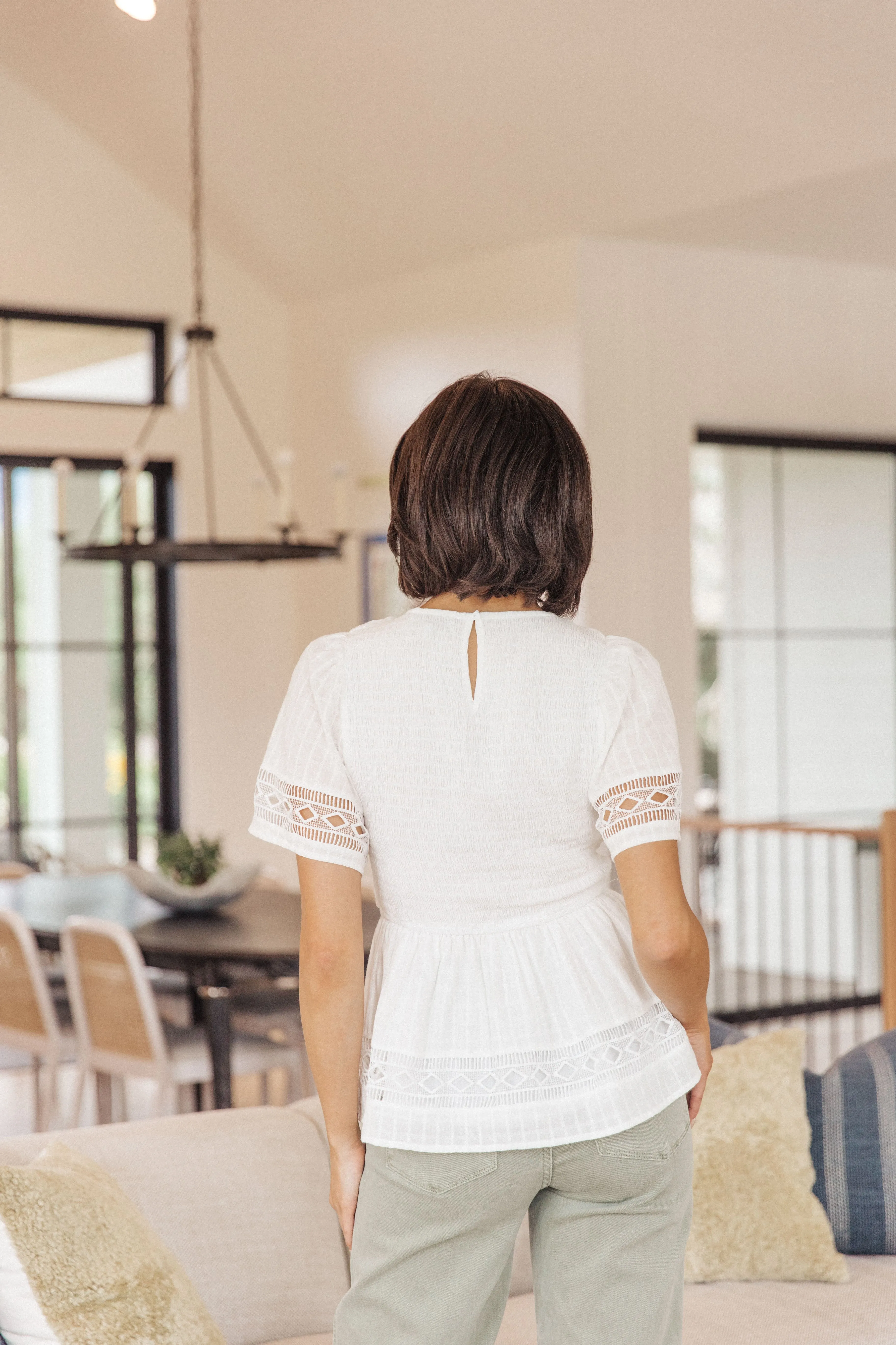 Hazel Blues® |  Sweet Sister Peplum Blouse