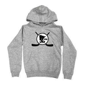 HEATHER GREY - YOUTH HOODIE