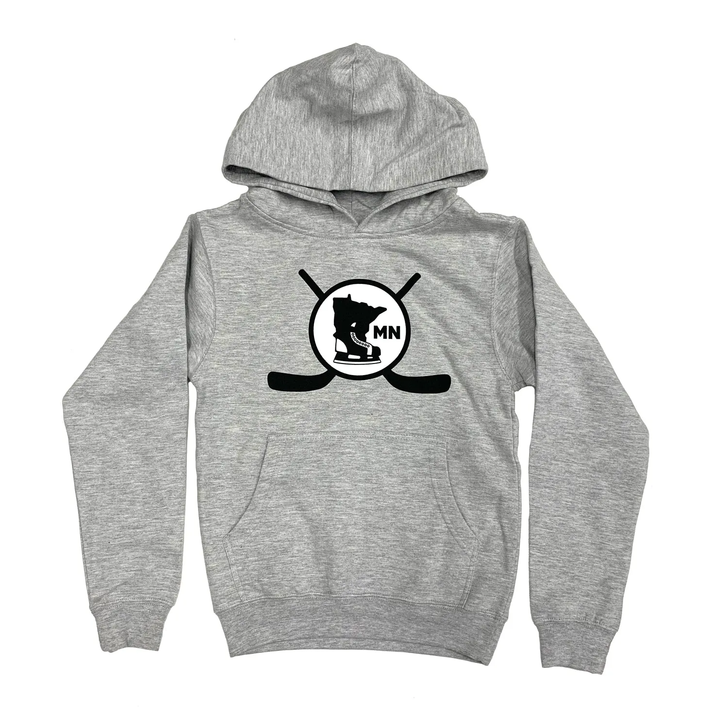 HEATHER GREY - YOUTH HOODIE