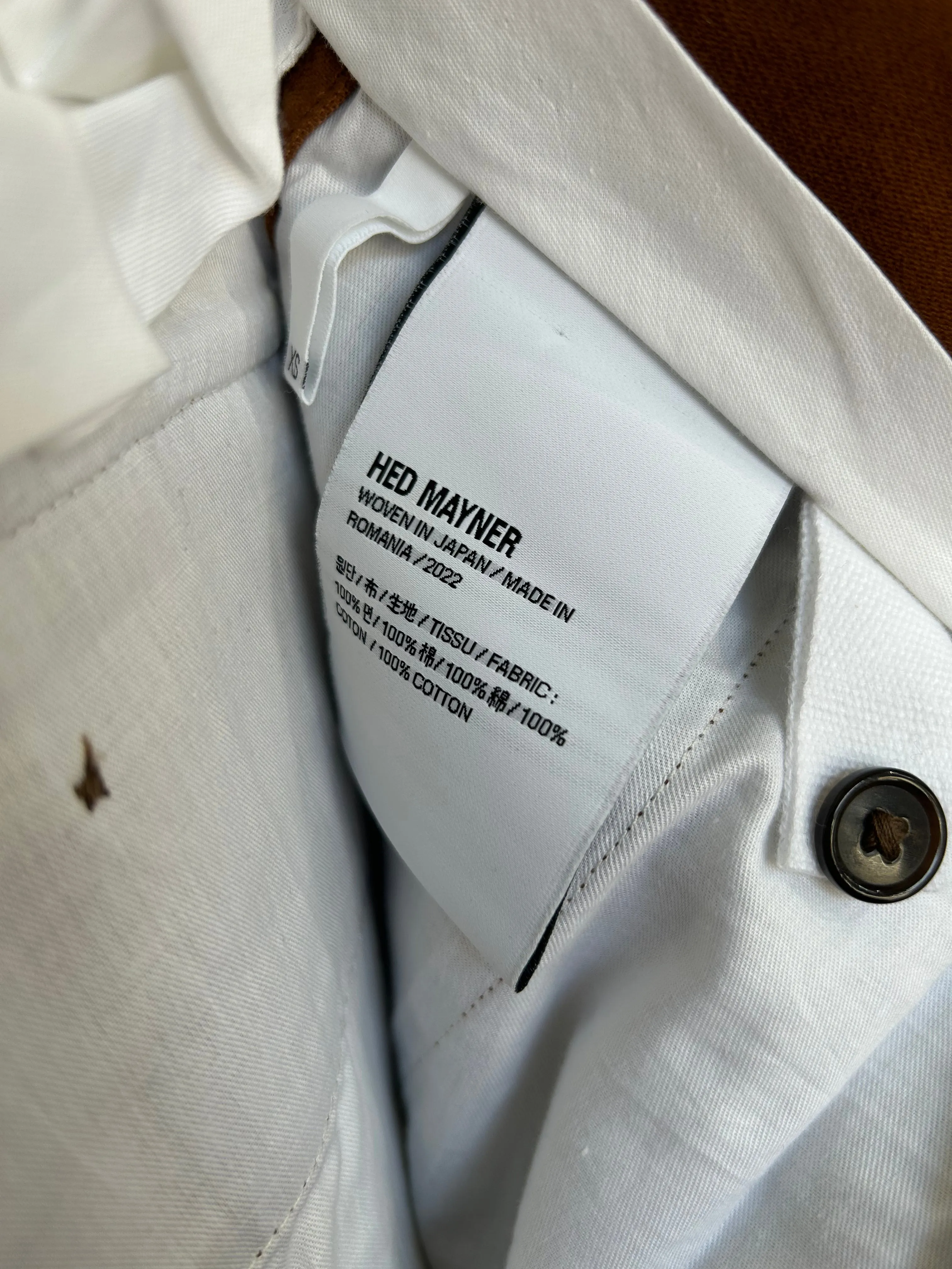Hed Mayner Brown Pants