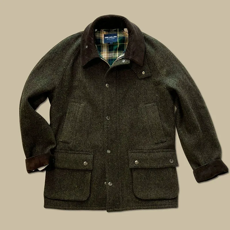 Herringbone Wool Jacket