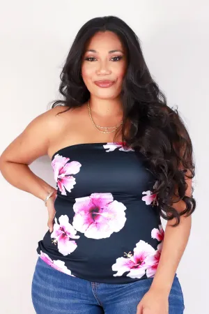 HIBISCUS TUBE TOP