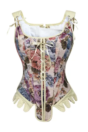Historically Inspired Floral Tapestry Corset