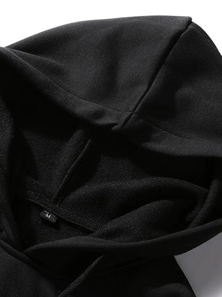 Hoodies Drawstring Print Rose