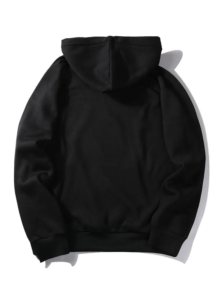 Hoodies Drawstring Print Rose