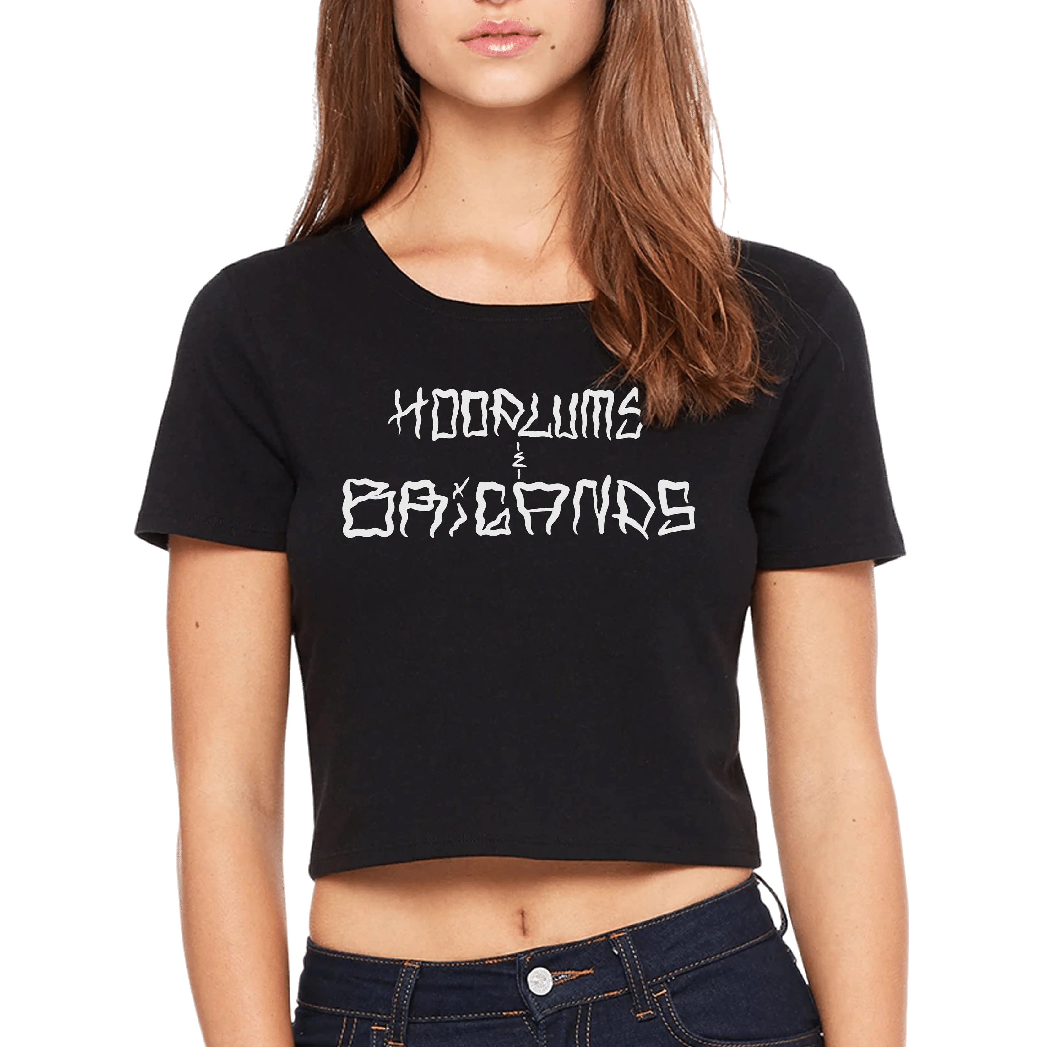 Hoodlums & Brigands Logo Crop Top