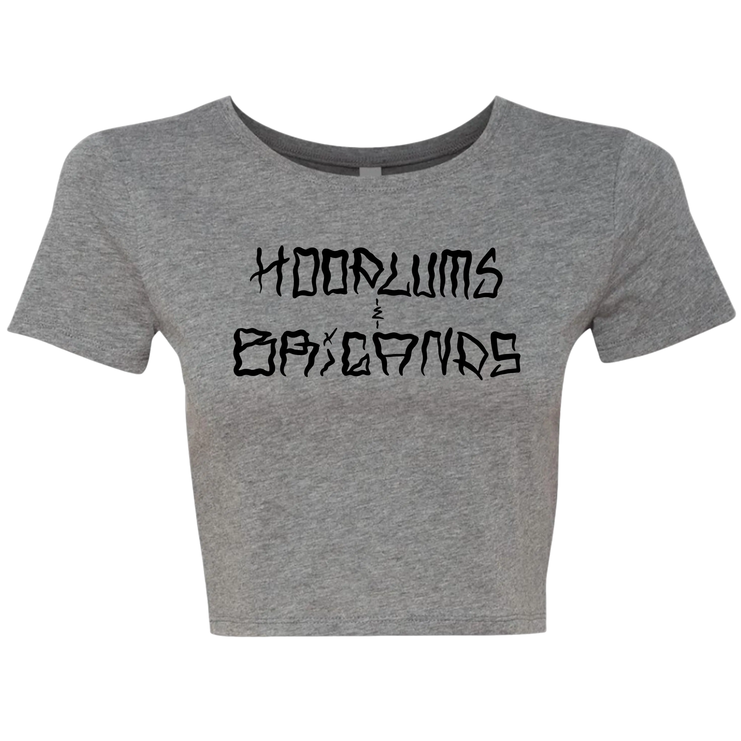 Hoodlums & Brigands Logo Crop Top