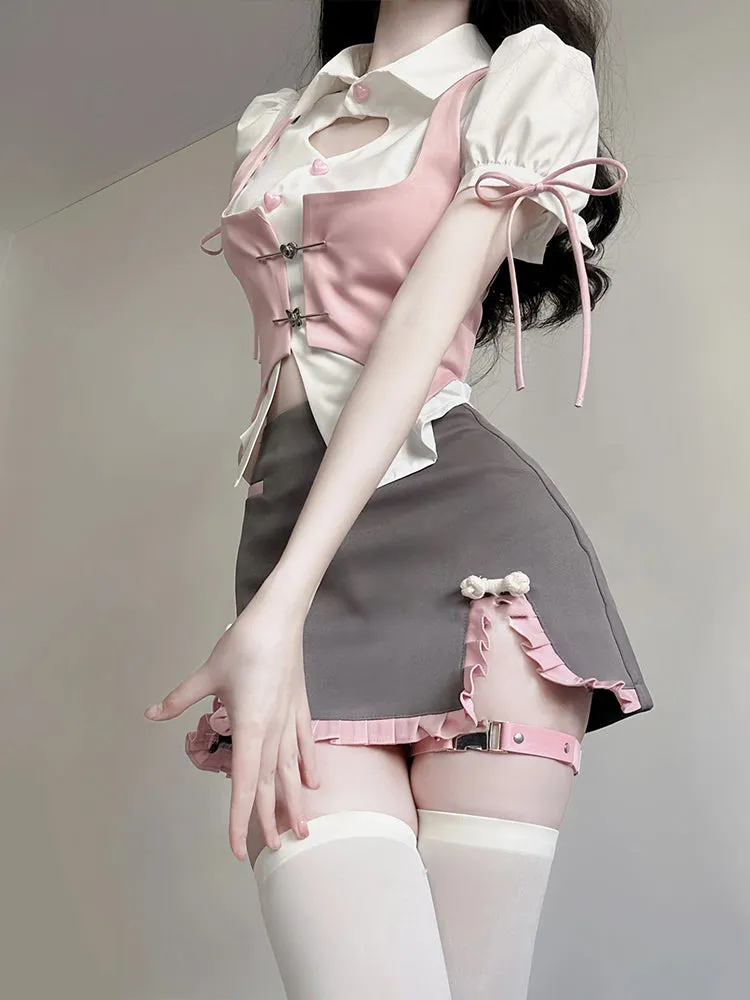 Irregular Three-piece Suit UB98446