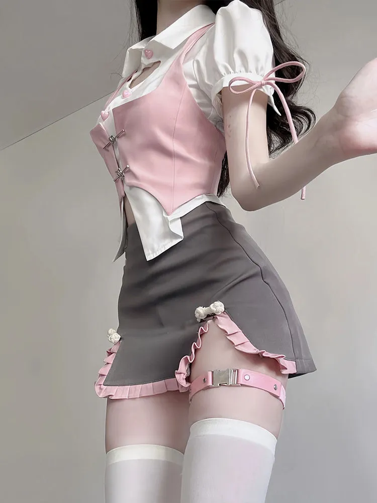 Irregular Three-piece Suit UB98446