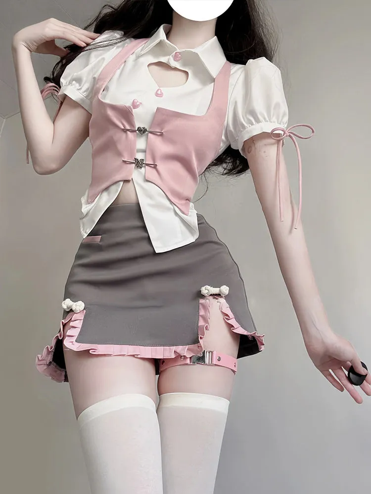 Irregular Three-piece Suit UB98446