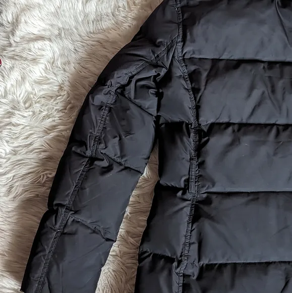 J. Crew Wintress Belted Puffer Coat in Black Blogger Favorite *Missing Belt*