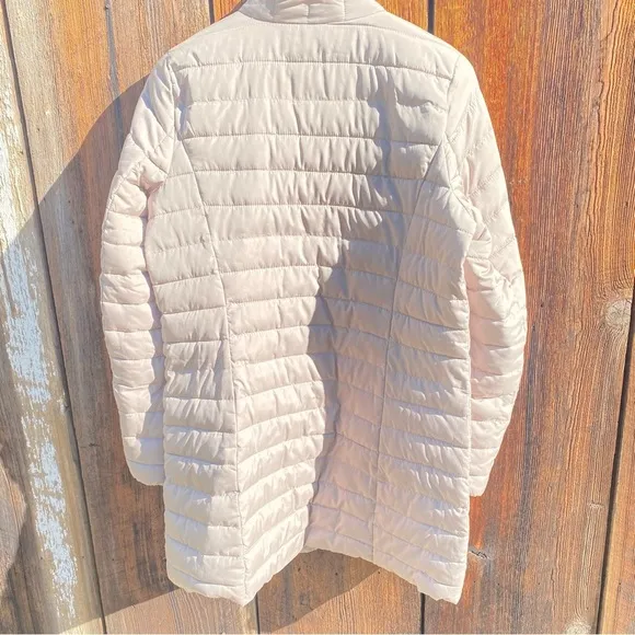 J. Jill Puffer Coat in Cream color Size S NWOT