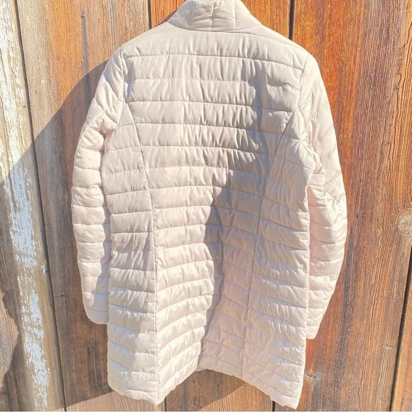 J. Jill Puffer Coat in Cream color Size S NWOT
