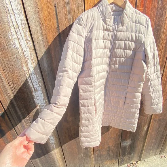 J. Jill Puffer Coat in Cream color Size S NWOT