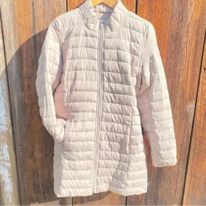 J. Jill Puffer Coat in Cream color Size S NWOT