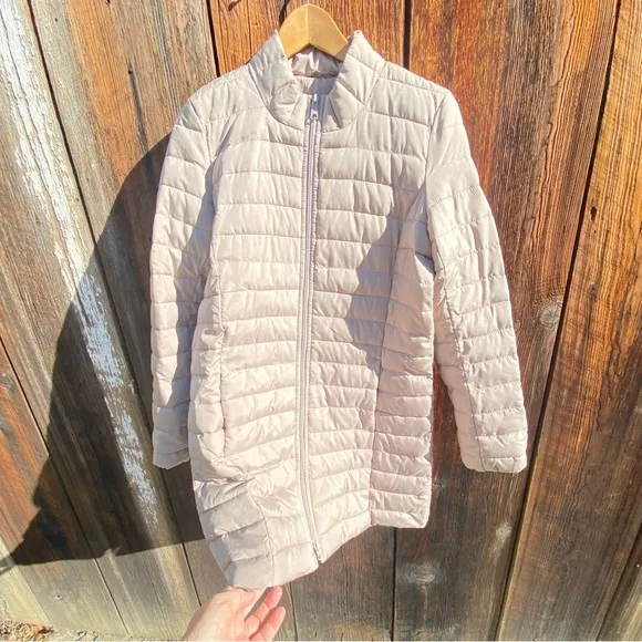 J. Jill Puffer Coat in Cream color Size S NWOT