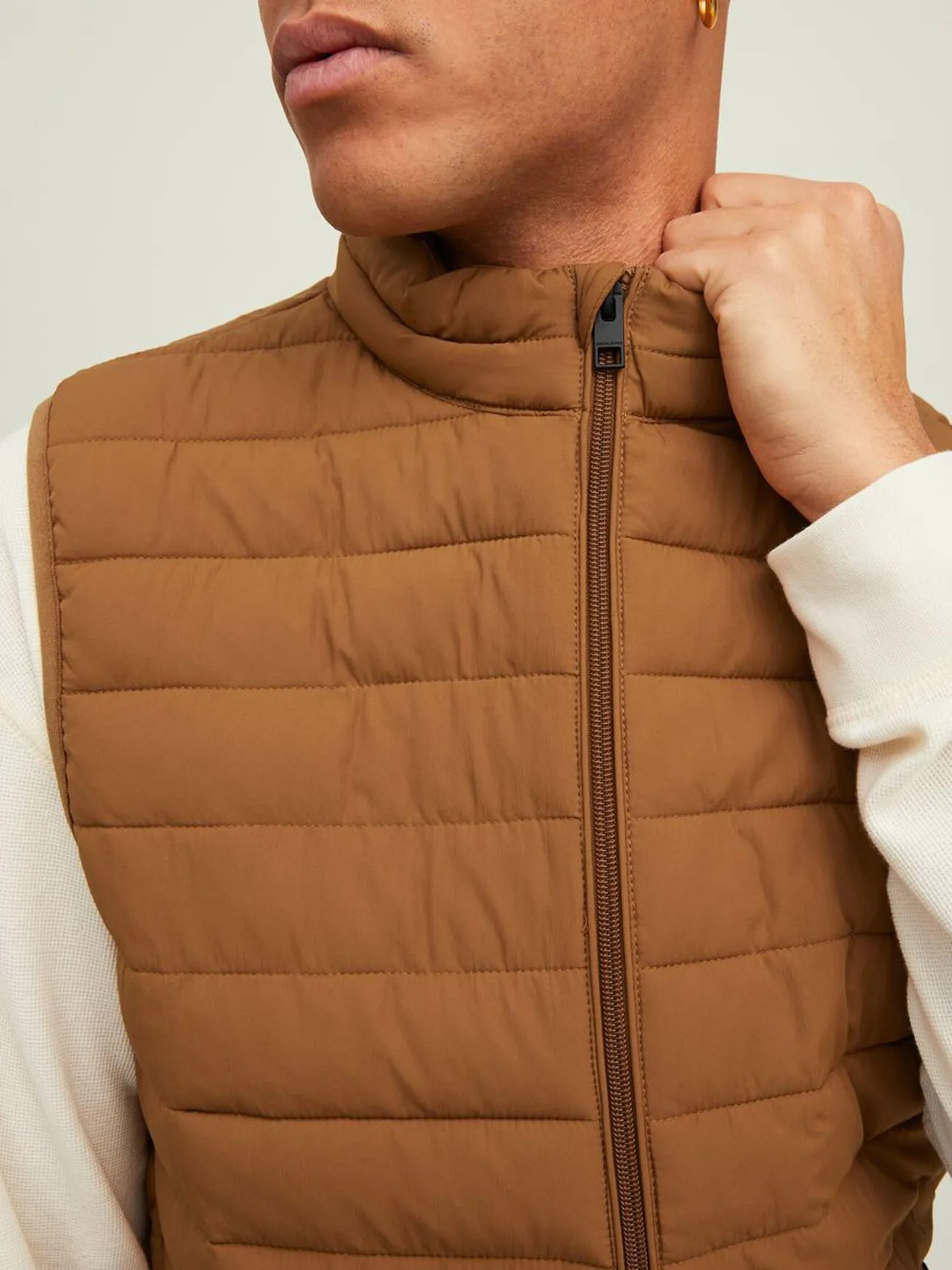 Jack Jones Recycle Bodywarmer Brown