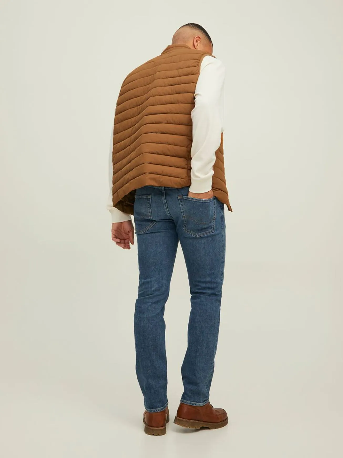 Jack Jones Recycle Bodywarmer Brown
