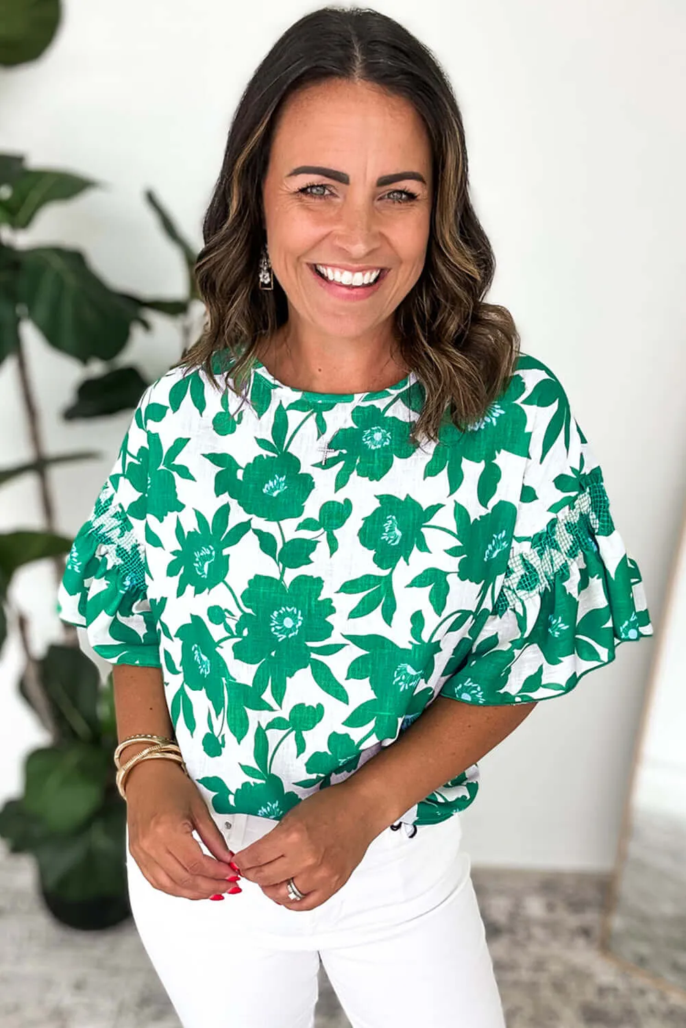 JADE BLOOMS TOP