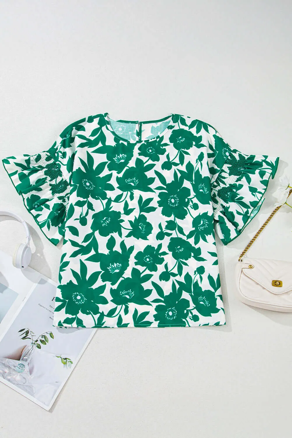 JADE BLOOMS TOP